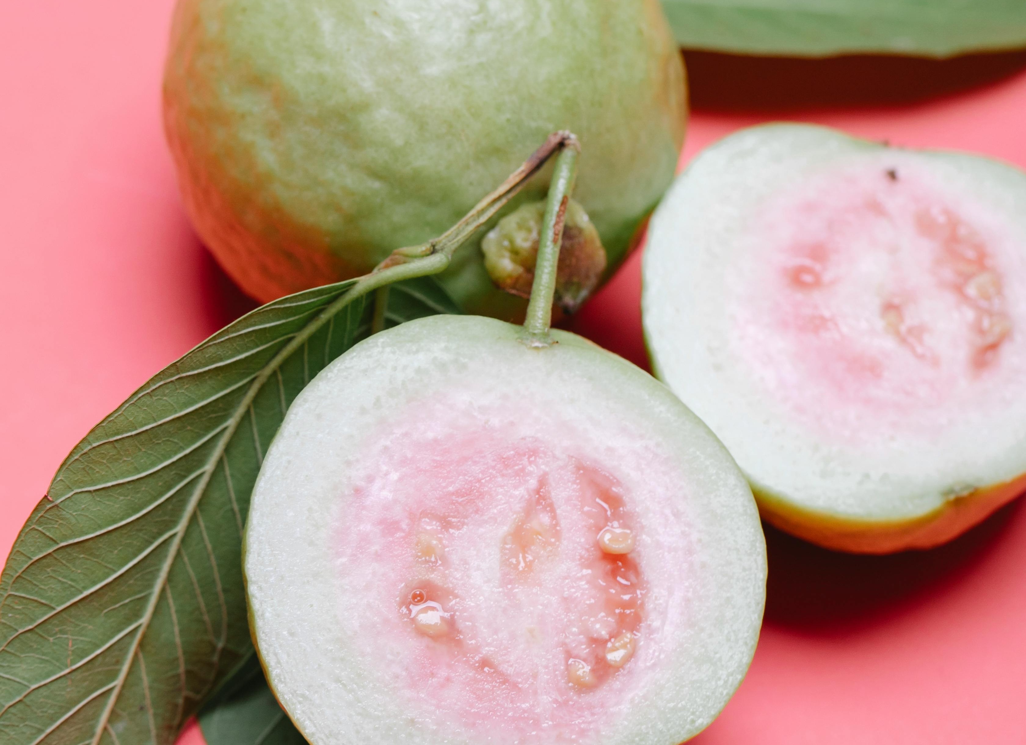 guava fruit and leaves
